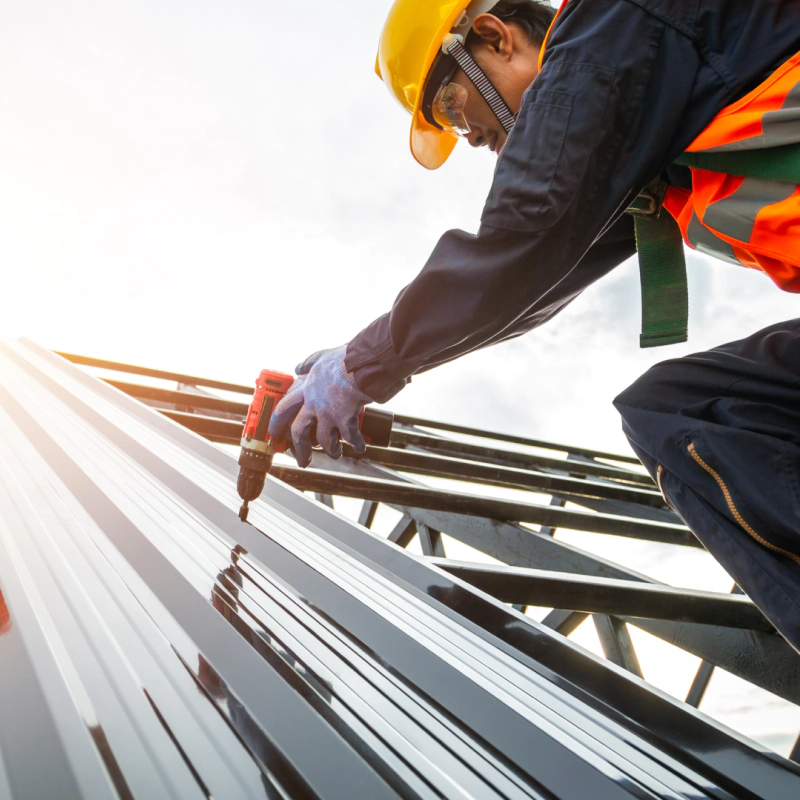 metal roof installation about